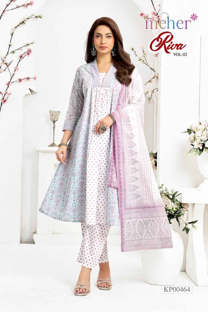 RIVA VOL. 2 By Meher 463 To 468 Series Stylish Fancy Colorful party weat dresses At Wholesale Price